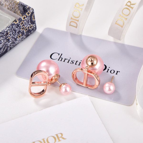 18K Tribales Pink Pearl Earrings - 图片 6
