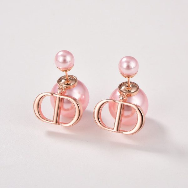 18K Tribales Pink Pearl Earrings - 图片 2