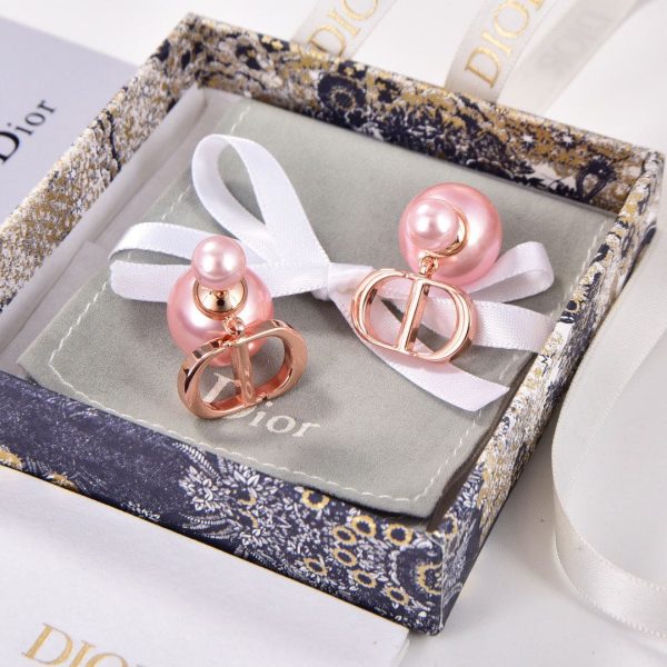18K Tribales Pink Pearl Earrings - 图片 4