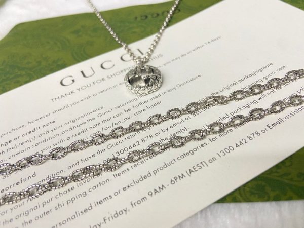 Double G Interlocking G Pendant Necklace - Image 6