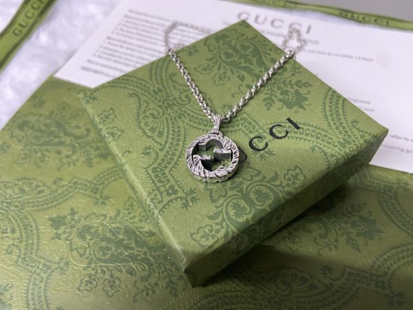 Double G Interlocking G Pendant Necklace - Image 3
