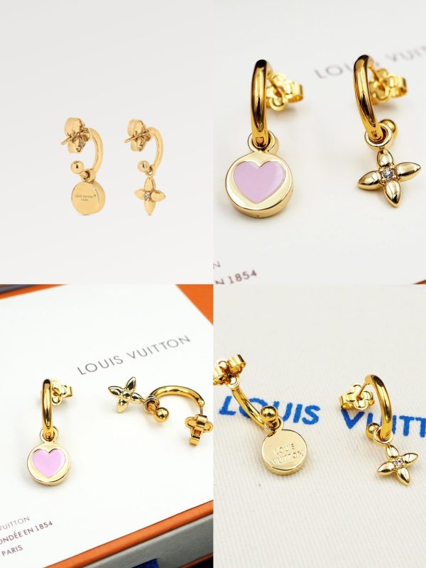18K Louis Iconic Heart Earrings - 图片 9