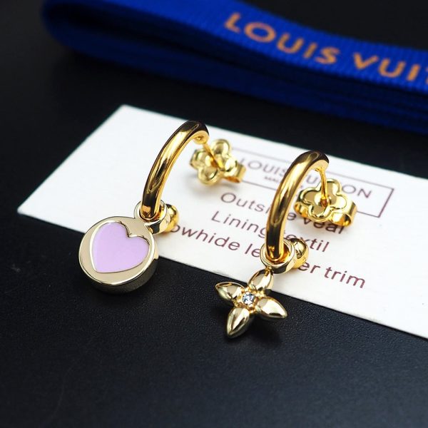 18K Louis Iconic Heart Earrings - 图片 8