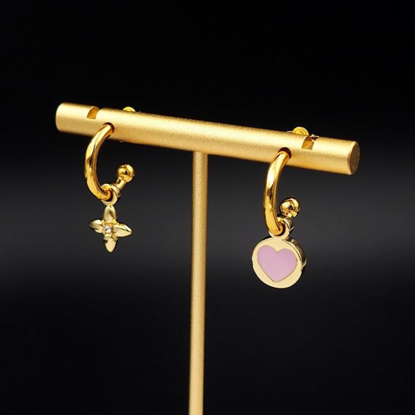 18K Louis Iconic Heart Earrings - 图片 6