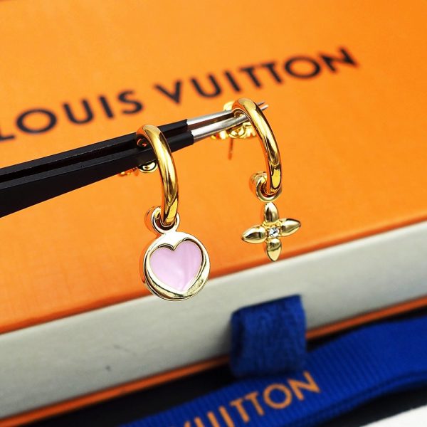 18K Louis Iconic Heart Earrings - 图片 7