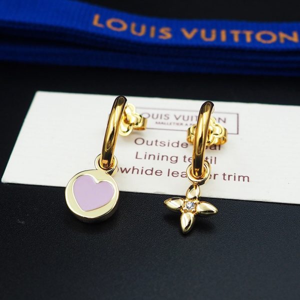 18K Louis Iconic Heart Earrings - 图片 5