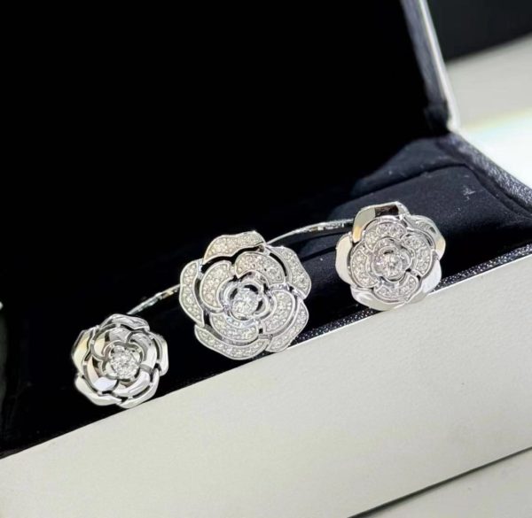 18K CC Extrait De Camélia Transformable Ring - 图片 3