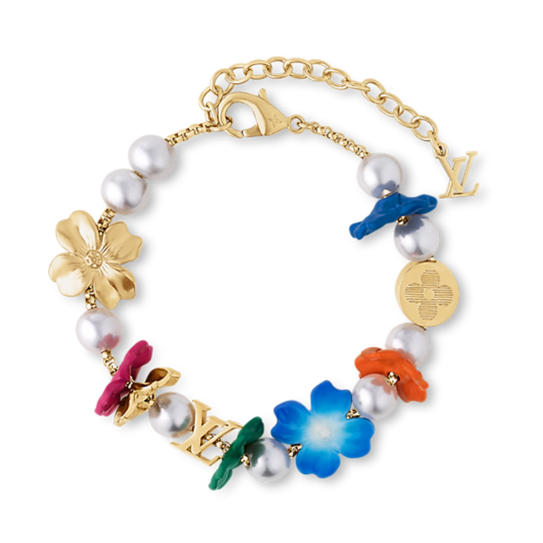 18K Louis Surfin' Flower Bracelet