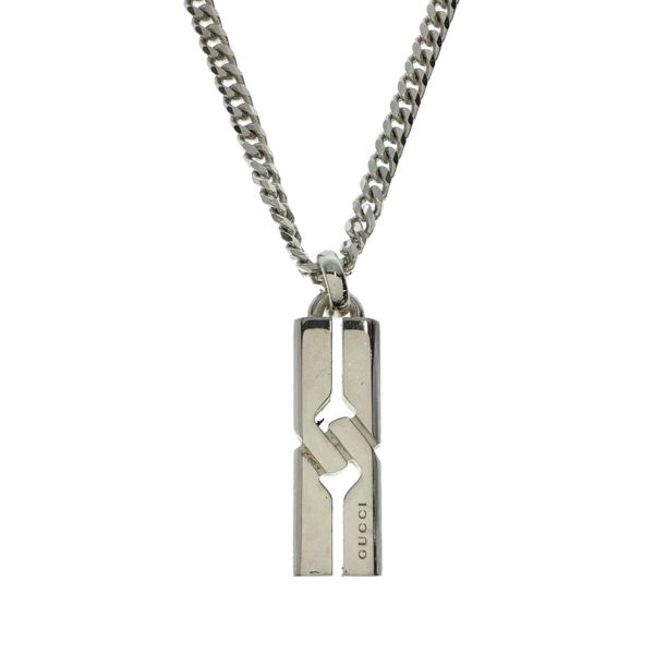 Double G Knot Pendant Necklace