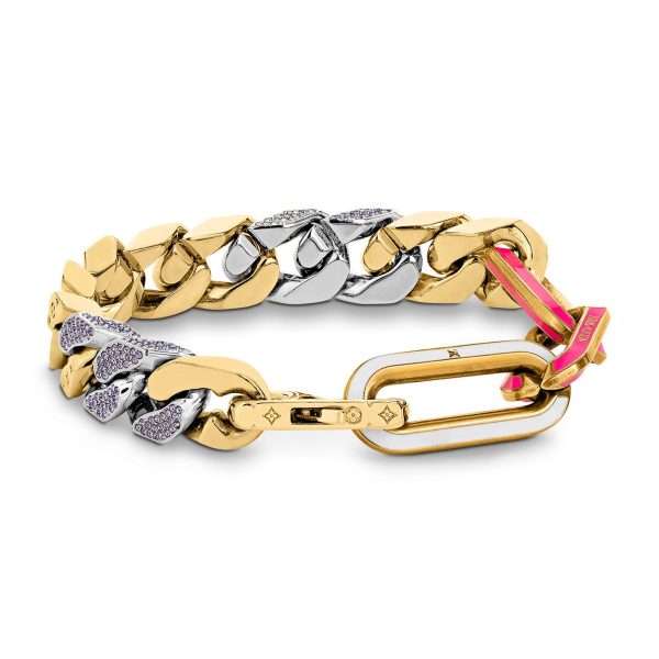 18K Louis Mixed Chains Bracelet - 图片 2
