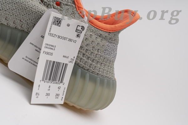 Top Version adidas Yeezy Boost 350 V2 Desert Sage FX9035 - 图片 4