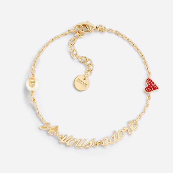 18K CD Dioramour Je Vous Adore Bracelet