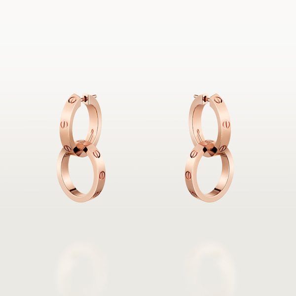 18K Love Earrings - 图片 2