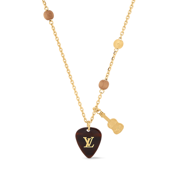 18K Louis Picks Pendant Necklace - 图片 3