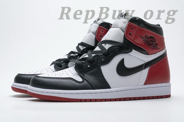 Top Version Jordan 1 Retro Black Toe (2016) 555088-125 - 图片 2