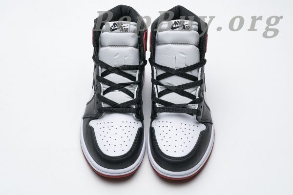 Top Version Jordan 1 Retro Black Toe (2016) 555088-125 - 图片 4