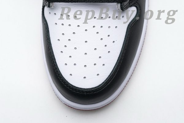 Top Version Jordan 1 Retro Black Toe (2016) 555088-125 - 图片 10