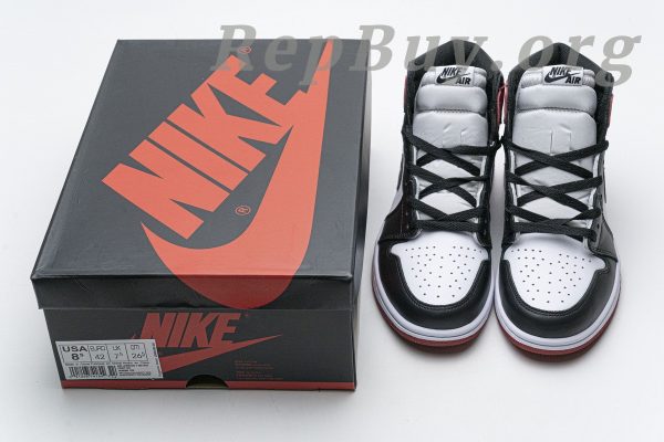 Top Version Jordan 1 Retro Black Toe (2016) 555088-125 - 图片 23