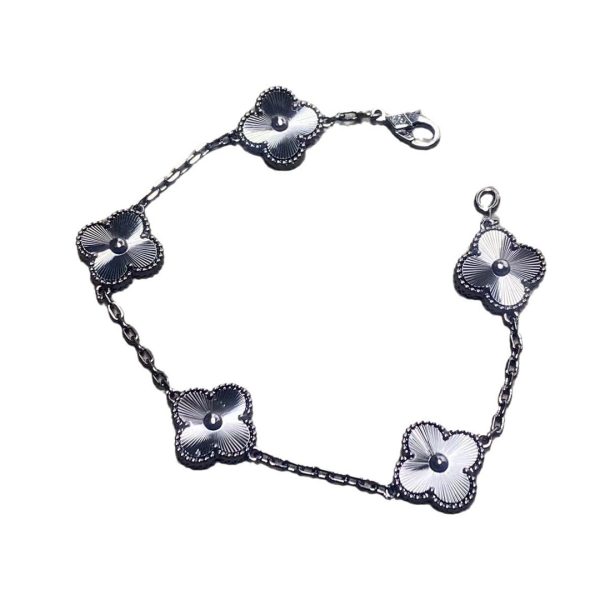18K Vintage Alhambra Full Black Bracelet - 图片 2