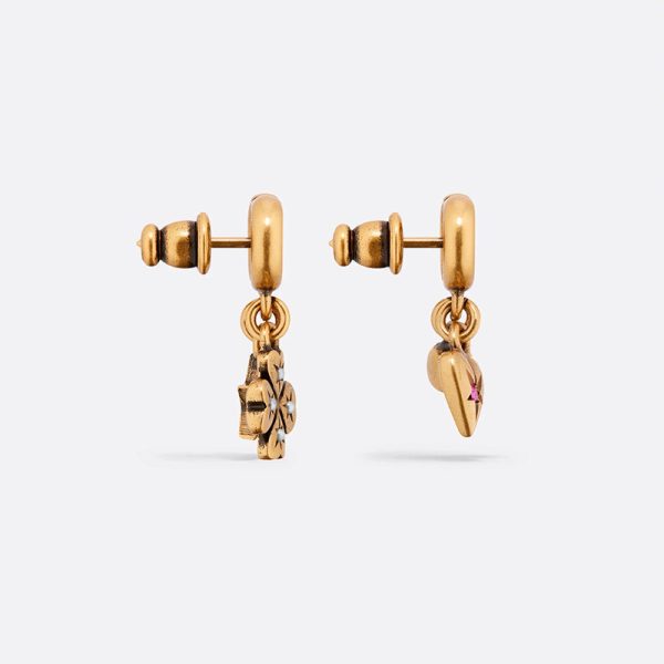 18K CD Lucky Charms Earrings - 图片 3