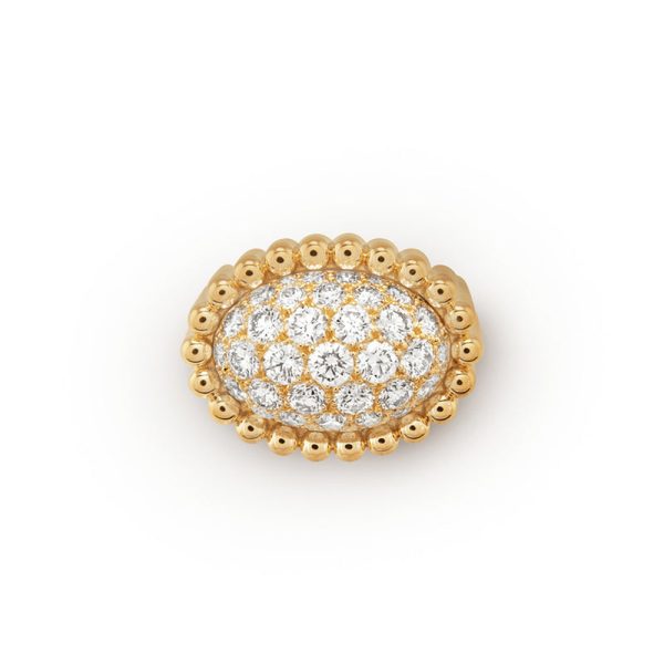 18K Perlée Diamond Ring - 图片 9