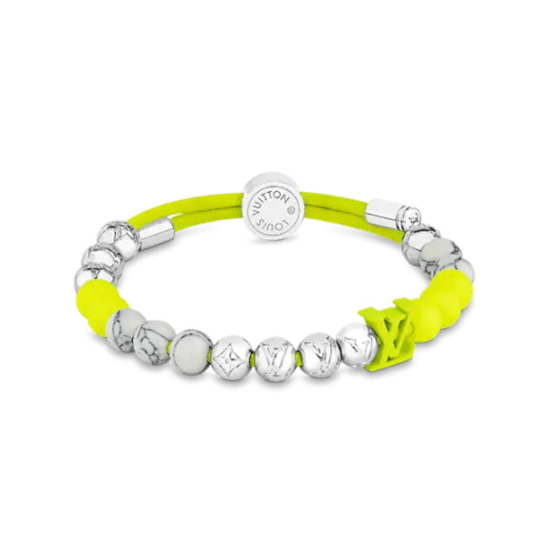 18K Louis Monogram Beads Yellow Bracelet