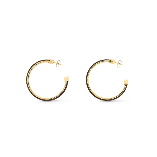 18K Louis Signature Earrings - 图片 5