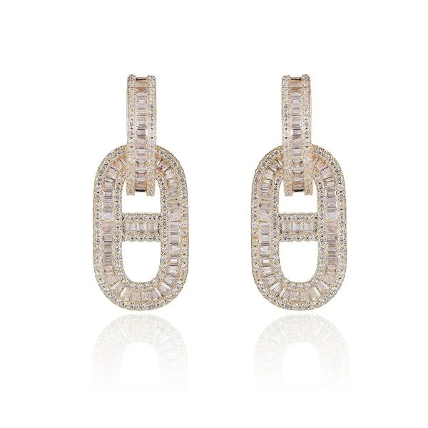 18K Diamonds H Earrings