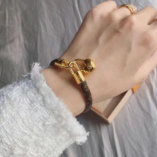 18K Louis Crazy In Lock Charm Bracelet - 图片 2