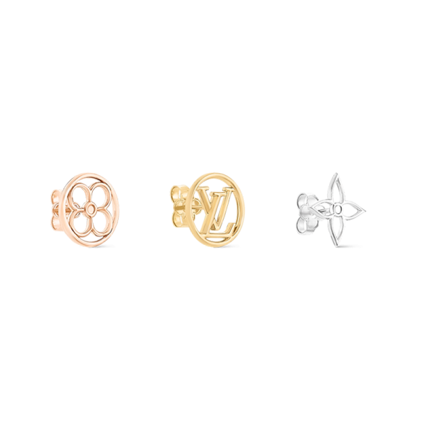 18K Louis Lace Earrings - 图片 4
