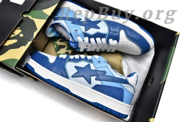 A Bathing Ape Bape SK8 Sta ABC Camo Blue 1G70-109-0026 - 图片 20