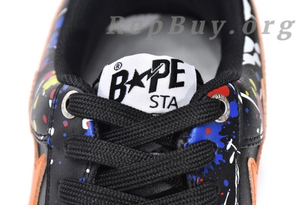A Bathing Ape Bape Sk8 Sta Low 1G70-109-0006 - 图片 8