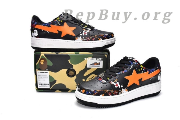 A Bathing Ape Bape Sk8 Sta Low 1G70-109-0006 - 图片 19