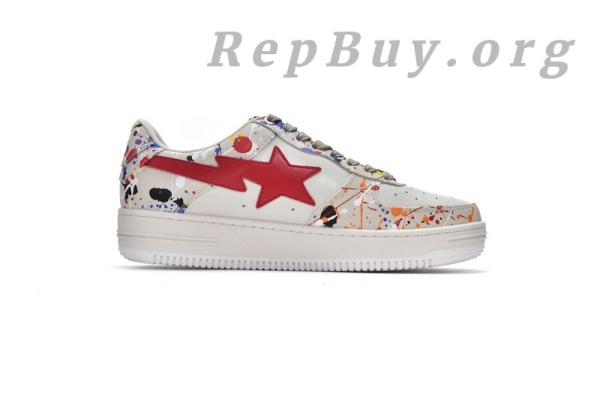 A Bathing Ape Bape Sk8 Sta Low 1G70-109-0007 - 图片 3