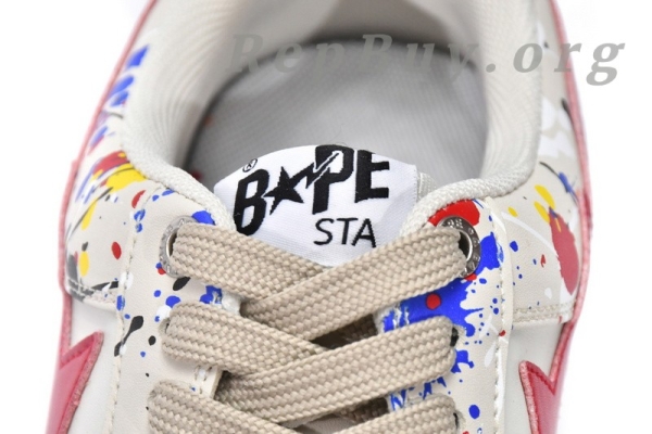 A Bathing Ape Bape Sk8 Sta Low 1G70-109-0007 - 图片 8