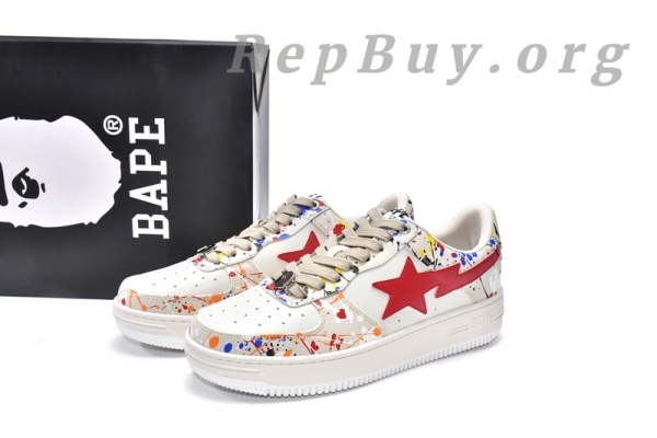 A Bathing Ape Bape Sk8 Sta Low 1G70-109-0007 - 图片 18