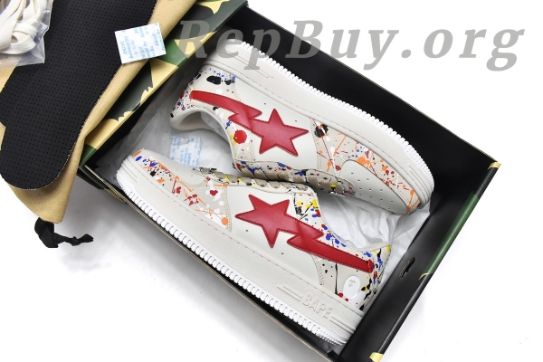 A Bathing Ape Bape Sk8 Sta Low 1G70-109-0007 - 图片 19