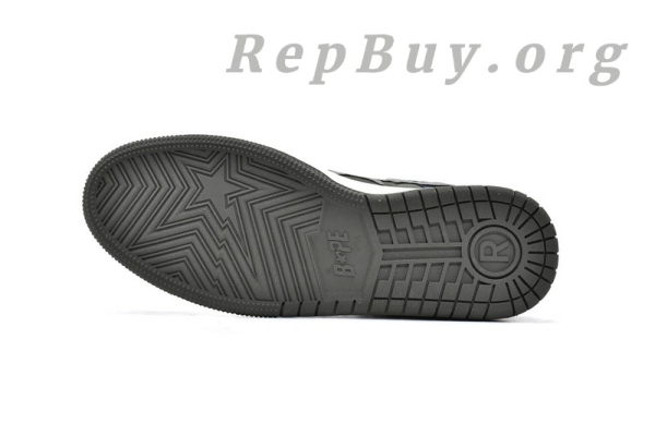 A Bathing Ape Bape Sk8 Sta Low Dark Blue Gray 1G70-109-0010 - 图片 5