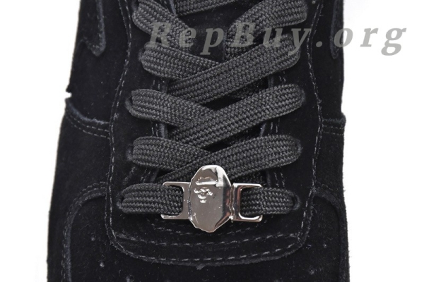 A Bathing Ape Bape Sk8 Sta Low Black And White 1G70-109-0011 - 图片 7