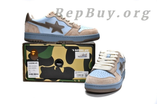 A Bathing Ape Bape Sk8 Sta Low 1G70-109-0013 - 图片 17