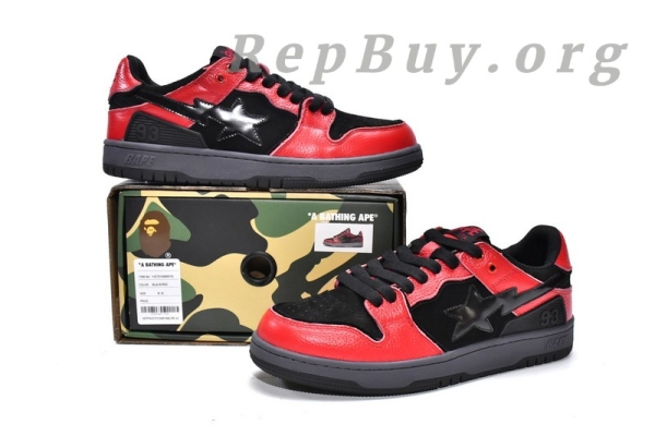 A Bathing Ape Bape Sk8 Sta Low 1G70-109-0015 - 图片 18