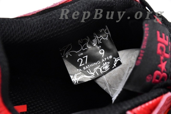 A Bathing Ape Bape Sk8 Sta Low 1G70-109-0015 - 图片 14