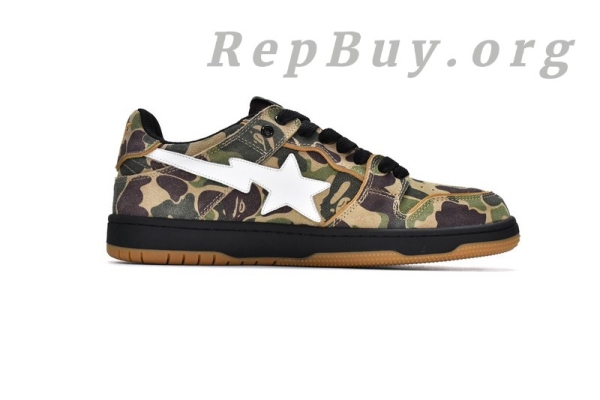A Bathing Ape Bape Sk8 Sta Low 1G70-109-0017 - 图片 3
