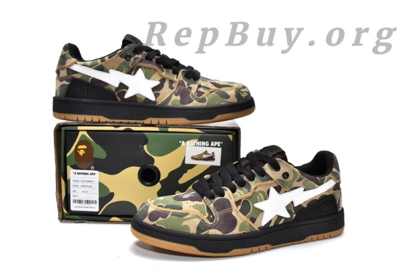A Bathing Ape Bape Sk8 Sta Low 1G70-109-0017 - 图片 18