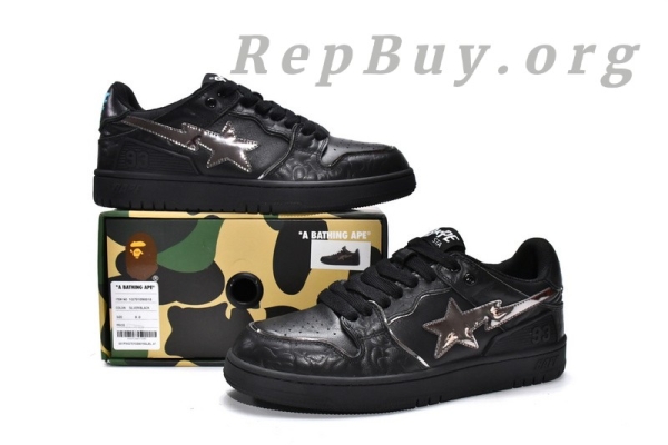 A Bathing Ape Bape Sk8 Sta Low 1G70-109-0018 - 图片 11