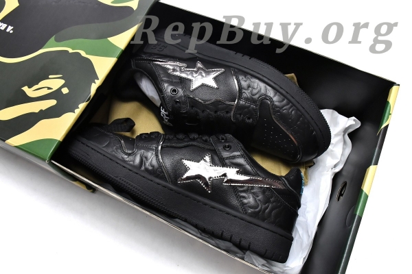 A Bathing Ape Bape Sk8 Sta Low 1G70-109-0018 - 图片 13