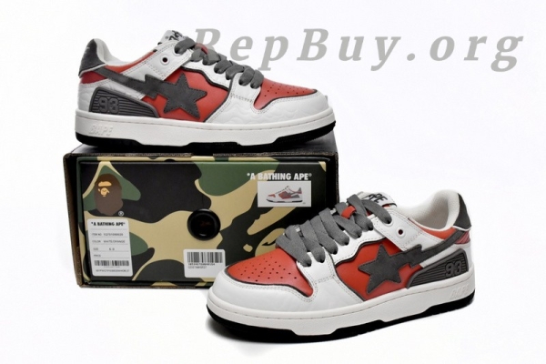 A Bathing Ape Bape Sk8 Sta Low 1G70-109-0020 - 图片 12