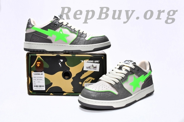 A Bathing Ape Bape Sk8 Sta Low 1G70-109-0021 - Image 18