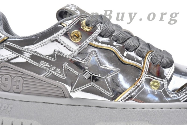 A Bathing Ape Bape Sk8 Sta Low 1G70-109-0022 - 图片 12
