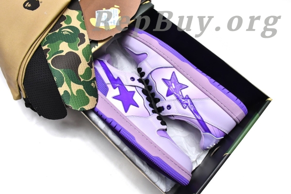 A Bathing Ape Bape Sk8 Sta Low 1G70-109-0023 - 图片 20